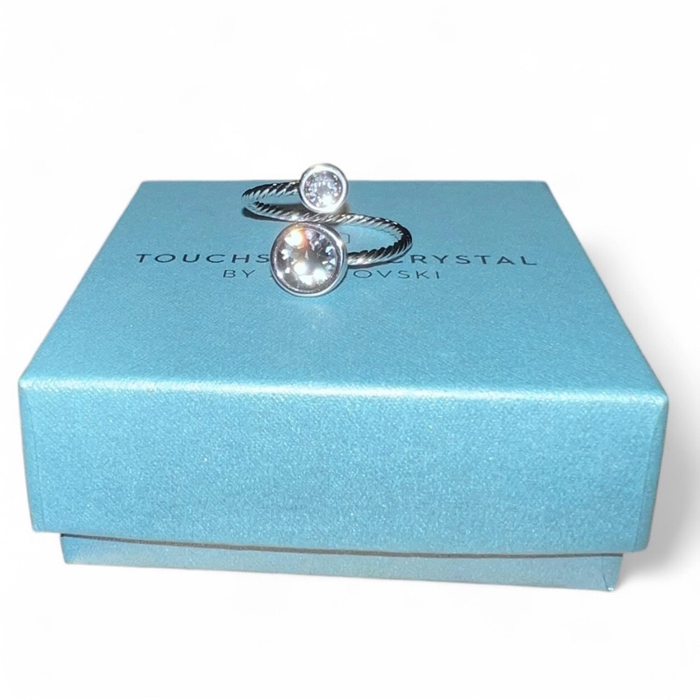 Touchstone Crystal by Swarovski Curled Up Ring